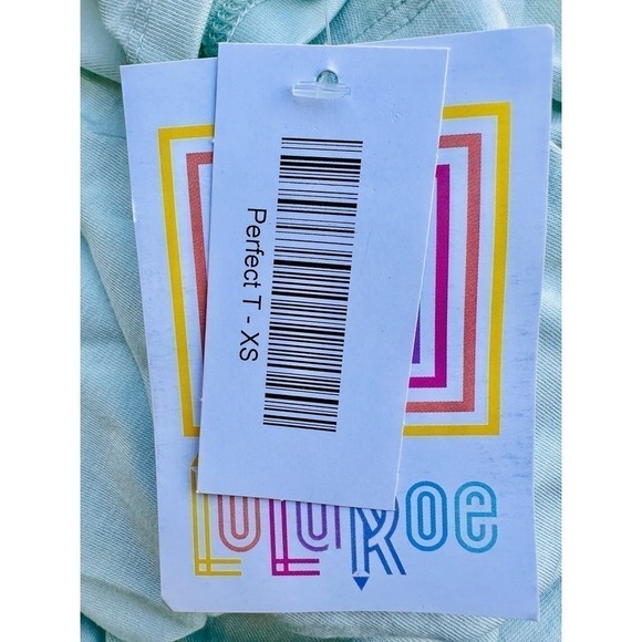 NWT Lularoe Perfect T Mint Green XS - Picture 8 of 9